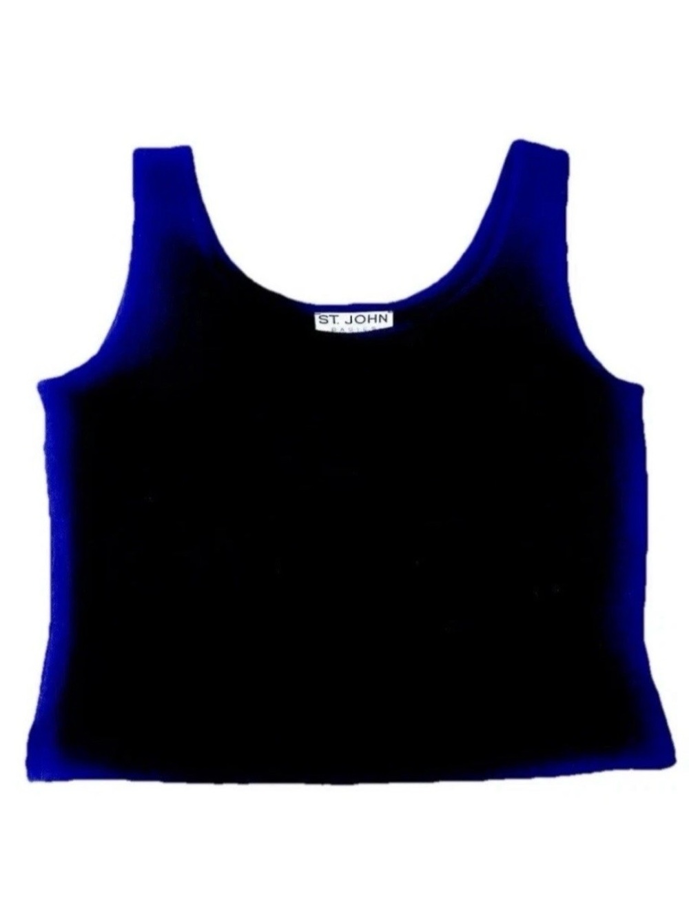 St. John Basics Santiago Knit Scoop Neck Shell Top